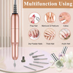 image, Sevyn Colors Electric Nail Drill Kit – Portable USB Nail File Machine with 6 Drill Bits &amp; Sanding Bands for Acrylic, Gel &amp; Natural Nails
