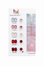 image, MC MEE Exquisite Stone Cat Eye Gel Polish F08 – Pack of 5 (15ml Each) Soak Off UV/LED Magnetic Glitter Nail Polish Set