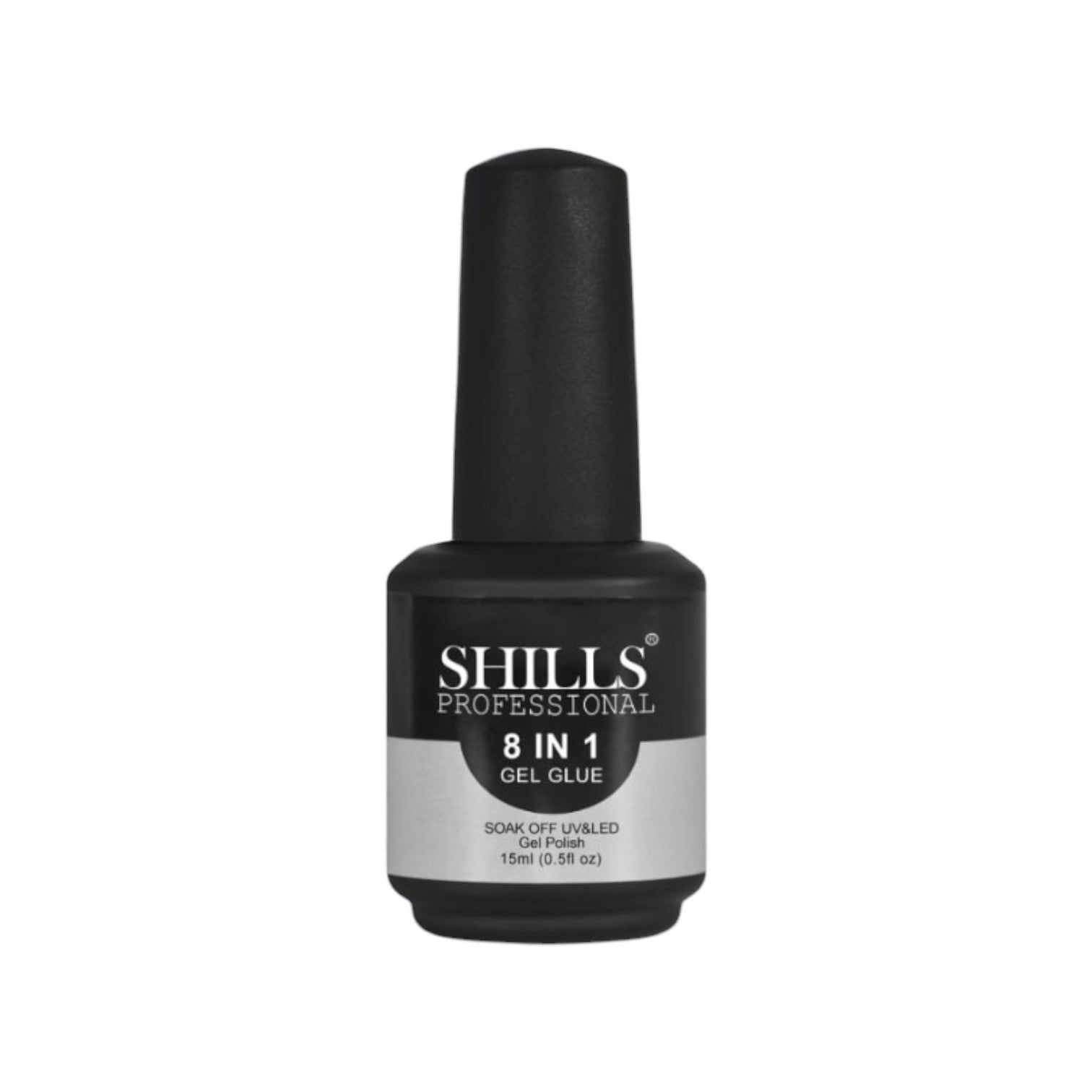 Shills Professional 8 in 1 Nail Gel Glue – Multifunction Builder Gel for Nail Tips, Rhinestones, Extensions & Nail Art Design