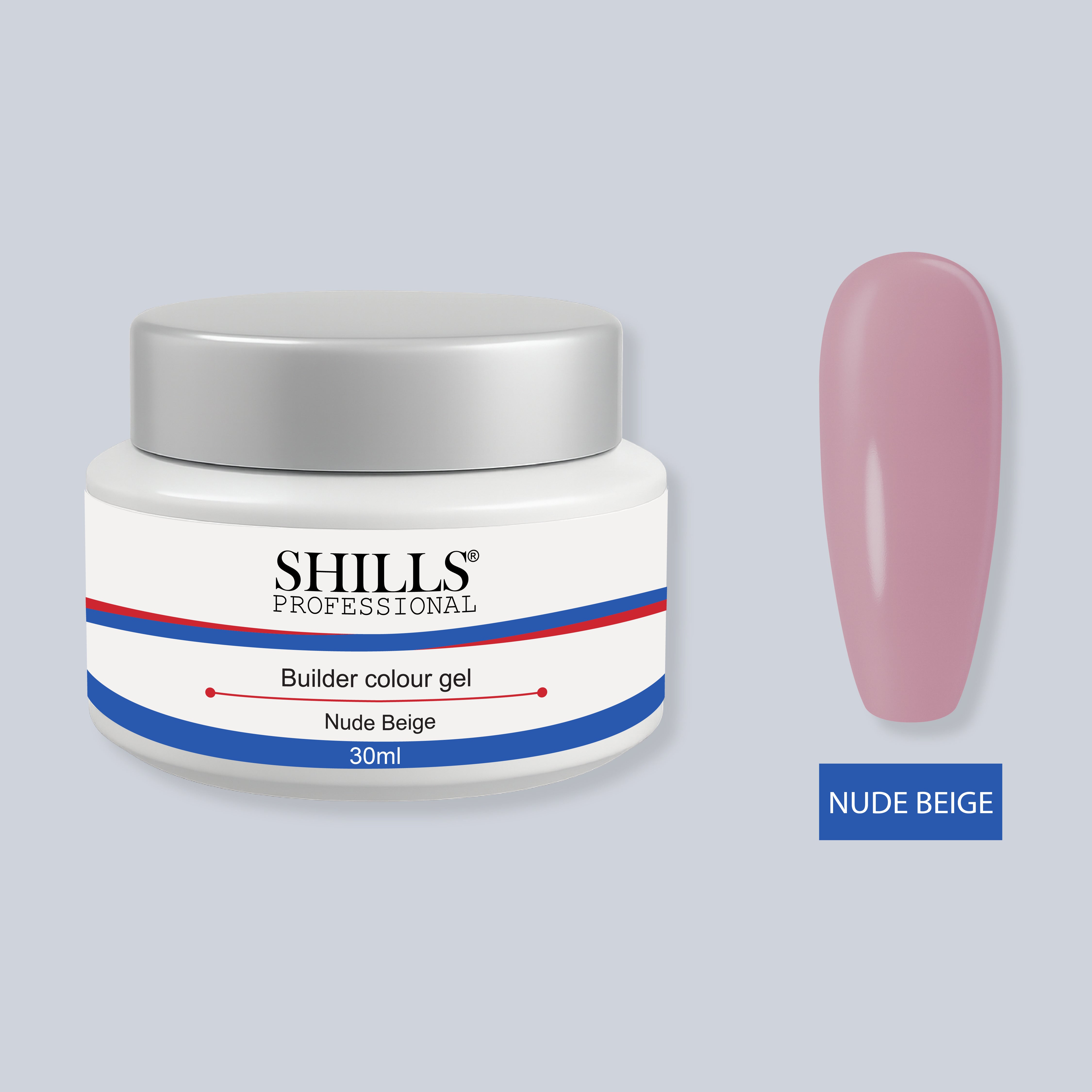 Shills Builder Gel Nude 30ml – Natural Nude Nail Extension Gel