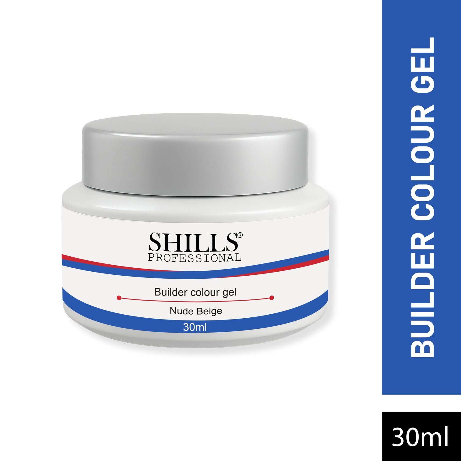 Shills Builder Gel Nude 30ml – Natural Nude Nail Extension Gel
