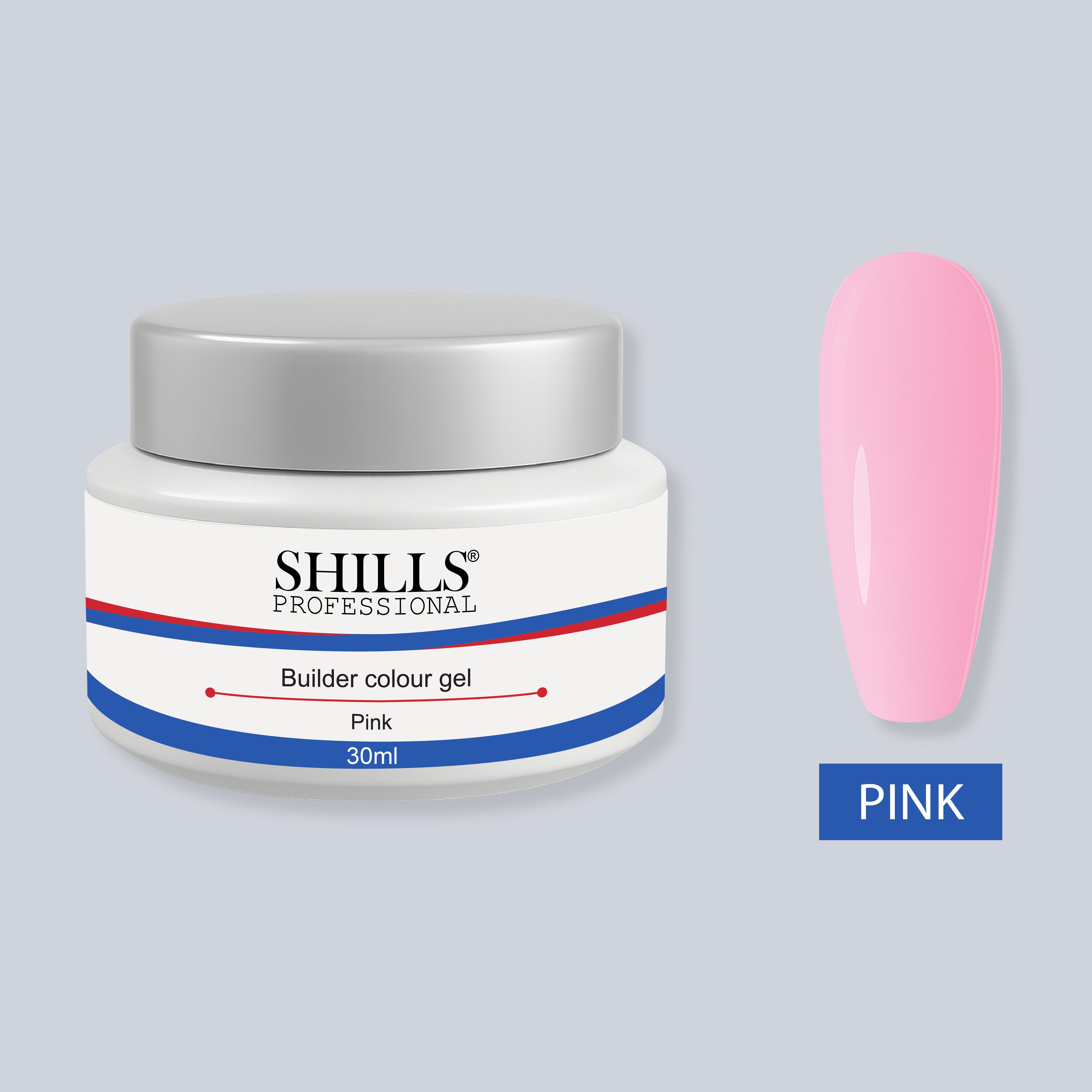 Shills Builder Gel Pink 30ml – Natural Pink Nail Extension Gel