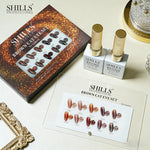 image, Shills Brown Cat Eye Gel Polish Set (10 Colors) | Magnetic Nail Art Kit | UV/LED Soak-Off Gel
