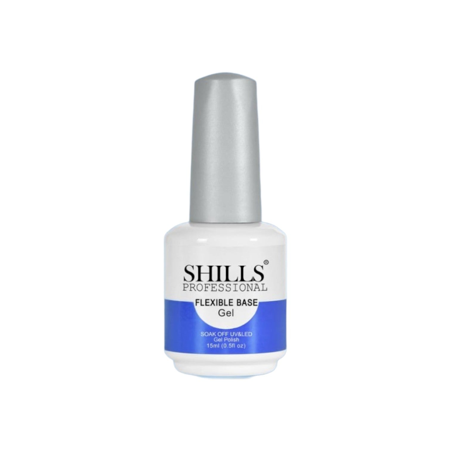 Shills Professional Flexible Base Gel – Soak-Off UV/LED Gel Polish (15ml) | Strong Grip & Natural Flexibility