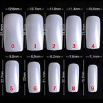 image, Shills Professional Full Cover Nail Tips – 500pcs Natural (10 Sizes: 0–9) | Strong ABS Tips for Acrylic, Gel &amp; Press-On Nails
