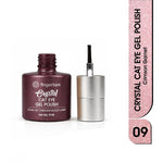 image, Fingertips Crystal Cat Eye Gel Polish Shade 09 - Crimson Garnet | 10ml Magnetic Cat Eye Gel Polish | Shimmer Effect | UV LED Soak Off | Long Lasting Professional Nail Gel
