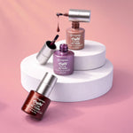 image, Fingertips Crystal Cat Eye Gel Polish Shade 10 - Imperial Ruby | 10ml Magnetic Cat Eye Gel Polish | Shimmer Effect | UV LED Soak Off | Long Lasting Professional Nail Gel