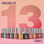 image, Fingertips Crystal Cat Eye Gel Polish Shade 10 - Imperial Ruby | 10ml Magnetic Cat Eye Gel Polish | Shimmer Effect | UV LED Soak Off | Long Lasting Professional Nail Gel