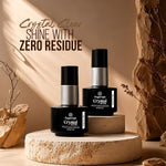 image, Fingertips Crystal Top Coat 16ml | High Gloss No Wipe Gel Top Coat | Long Lasting UV LED Nail Top Coat | Scratch Resistant | Glass Shine Finish