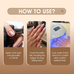 image, Fingertips Crystal Top Coat 16ml | High Gloss No Wipe Gel Top Coat | Long Lasting UV LED Nail Top Coat | Scratch Resistant | Glass Shine Finish