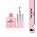 image, Fingertips Fruit Cat Eye Gel Polish 10ml - Shade 02 Apricot | Magnetic 3D Cat Eye UV LED Gel Nail Polish