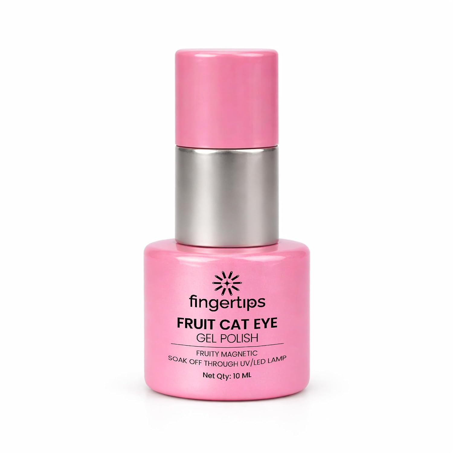 Fingertips Fruit Cat Eye Gel Polish 10ml - Shade 04 Lychee | Magnetic 3D Cat Eye UV LED Gel Nail Polish