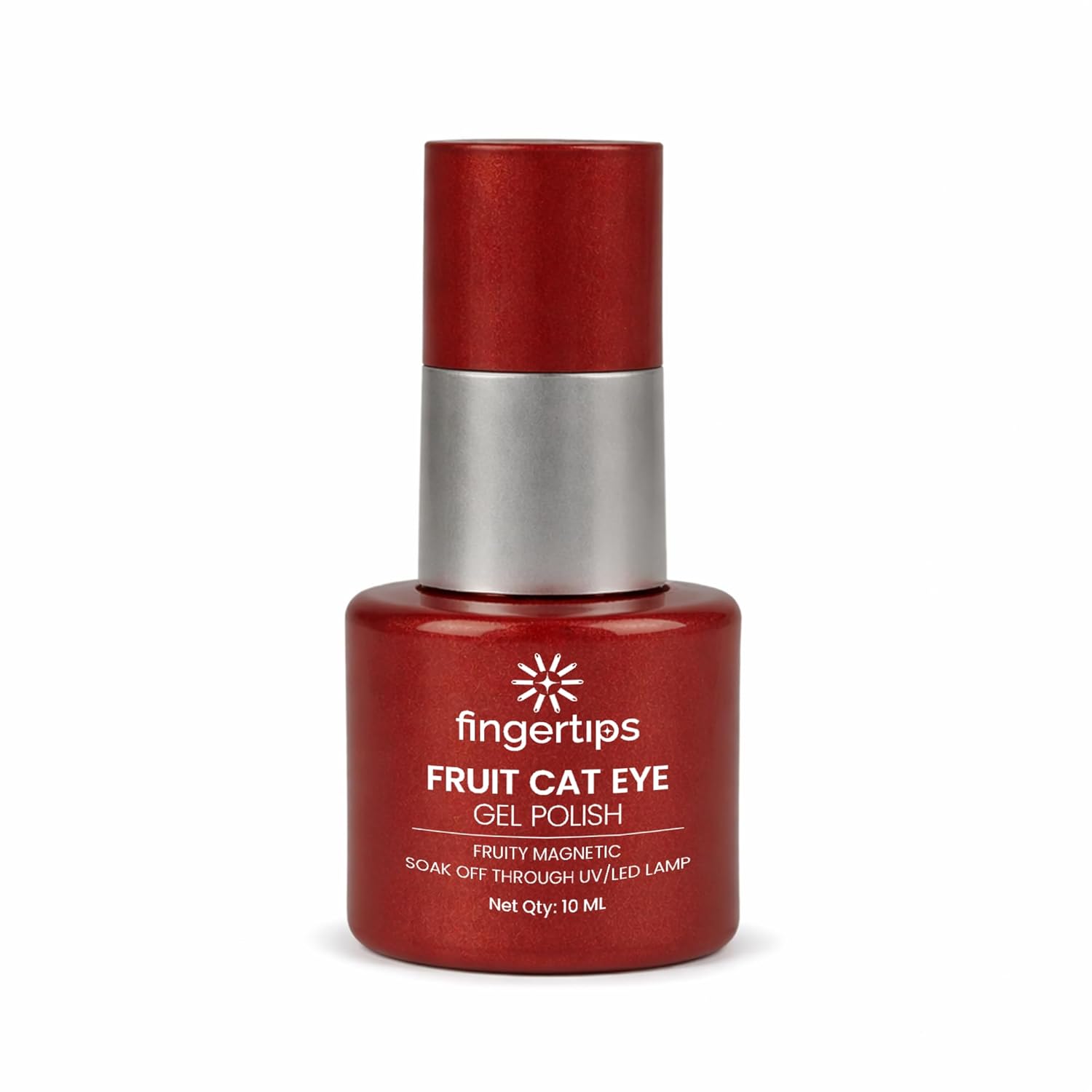 Fingertips Fruit Cat Eye Gel Polish 10ml - Shade 08 Pomegranate | Magnetic 3D Cat Eye UV LED Gel Nail Polish