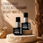 image, Fingertips Russian Matte Top Coat 16ml | No Wipe Matte Gel Top Coat | Long Lasting Velvet Matte Finish | UV LED Soak Off | Scratch Resistant