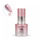 Fingertips Silk Cat Eye Gel Nail Polish Shade 02 - Mauve Blush | Magnetic Cat Eye UV LED Soak Off Gel Polish | Long Lasting High Shine Glitter Nail Art Gel | Professional Salon Finish | 12ml