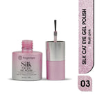 image, Fingertips Silk Cat Eye Gel Nail Polish Shade 03 - Blush Pink | Magnetic Cat Eye UV LED Soak Off Gel Polish | Long Lasting High Shine Glitter Nail Art Gel | Professional Salon Finish | 12ml