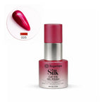 image, Fingertips Silk Cat Eye Gel Nail Polish Shade 06 - Garnet Red | Magnetic Cat Eye UV LED Soak Off Gel Polish | Long Lasting High Shine Glitter Nail Art Gel | Professional Salon Finish | 12ml