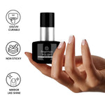 image, Fingertips Vivid Vibes No Wipe Top Coat Gel Polish 16ml | Ultra Glossy Long Lasting UV LED Gel Top Coat