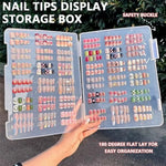 image, Sevyn Colors  Nail Tips Display &amp; Storage Box - Press-On Nail Organizer Case
