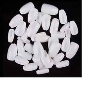 Shills Professional Short Ballet Nail Tips – 500pcs Natural Full Cover Tips (10 Sizes: 0–9) | Coffin Shape for Gel, Acrylic & Press-On Nails