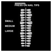 Shills Professional Press On Nail Tips 300pcs Matte Mid Almond (Full Cover Artificial Nails Set)