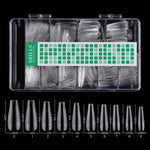 image, Shills Professional T-Shape Nail Tips – 550pcs Clear Full Cover Tips | 10 Sizes (0–9) | Soft Gel Tips for Nail Extensions, Gel &amp; Acrylic Systems
