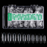 image, Shills Professional Soft Gel Oval Nail Tips – 550pcs Clear Full Cover Tips (PT-11) | 10 Sizes (0–9) | Lightweight Gel Tips for Extensions &amp; Press-Ons

