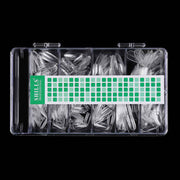 Shills Professional Soft Gel Oval Nail Tips – 550pcs Clear Full Cover Tips (PT-11) | 10 Sizes (0–9) | Lightweight Gel Tips for Extensions & Press-Ons