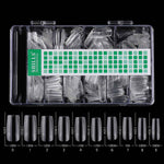 image, Shills Professional Soft Gel Square Nail Tips – 550pcs Clear Full Cover Tips (PT-12) | 10 Sizes (0–9) | Soak-Off Gel Tips for Extensions &amp; Press-On Nails
