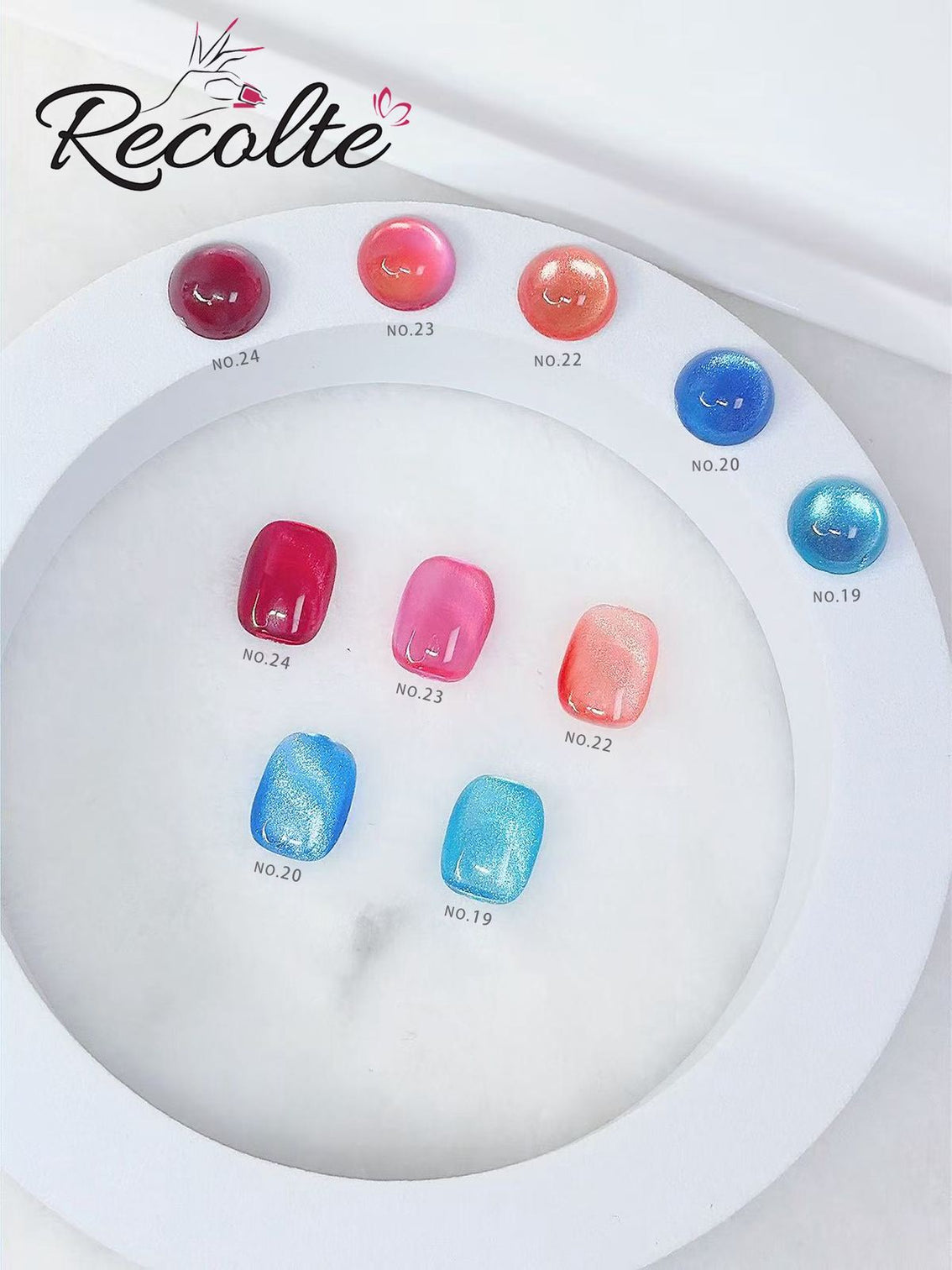 Recolte Cat Eye Gel Polish – 24 Colors | Magnetic Gel Nail Polish