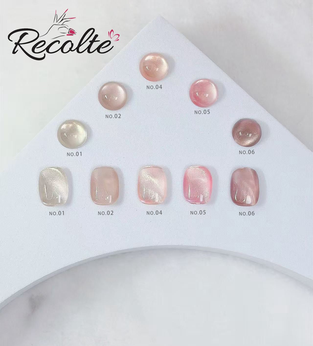 Recolte Cat Eye Gel Polish – 24 Colors | Magnetic Gel Nail Polish