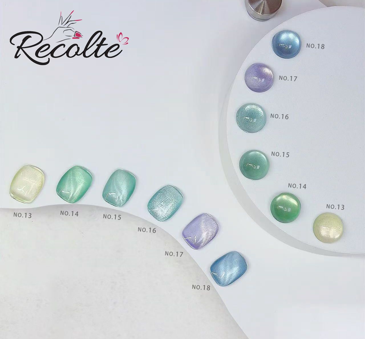 Recolte Cat Eye Gel Polish – 24 Colors | Magnetic Gel Nail Polish