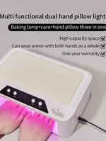 image, Recolte Professional 3-in-1 Dual Hand UV LED Nail Lamp with Hand Pillow