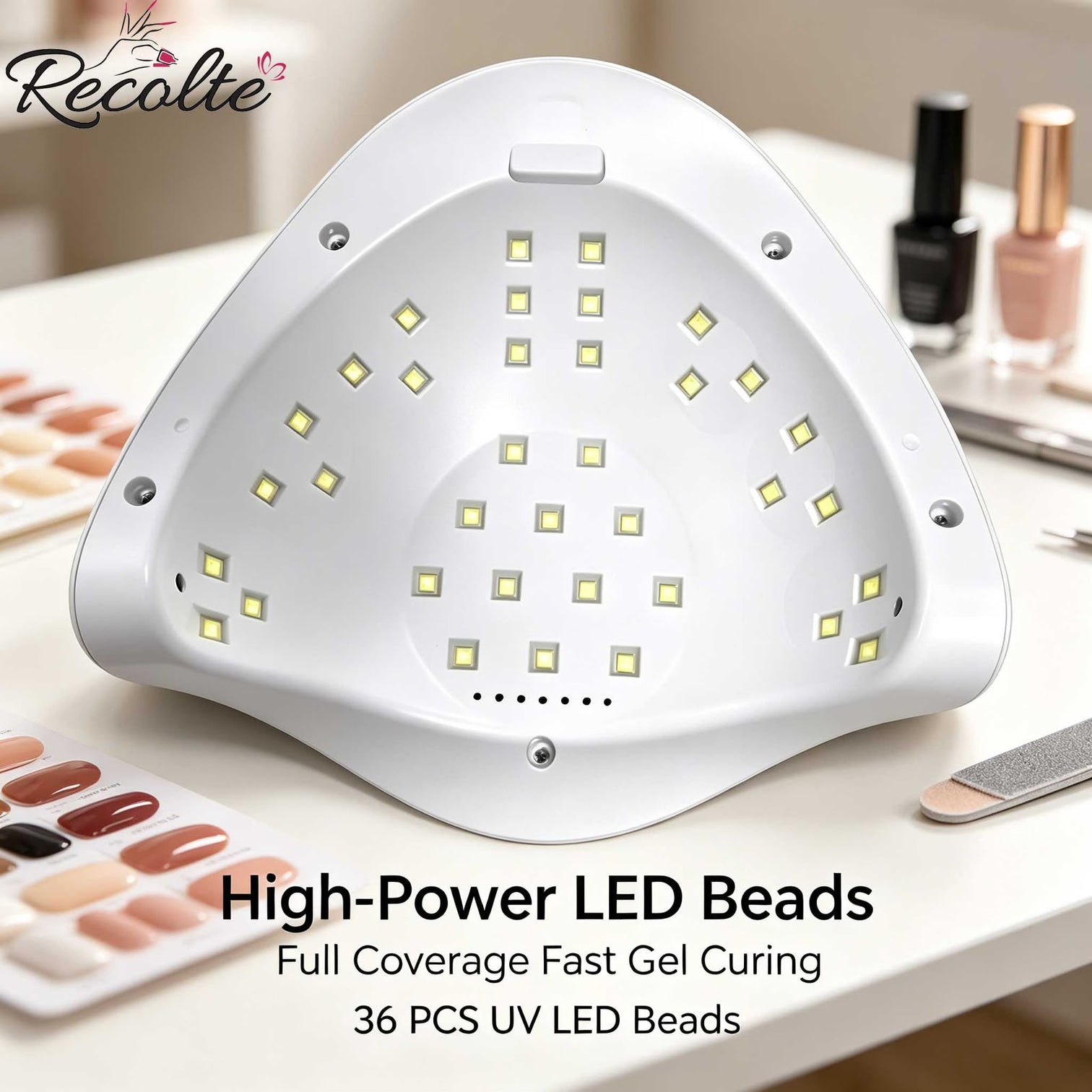 Recolte SUN X5 Plus 120W UV LED Nail Lamp for Gel Polish