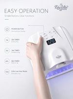 image, Recolte Professional R18 Dual Light Zone UV LED Nail Lamp