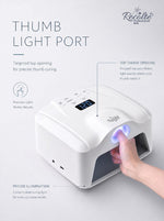 image, Recolte Professional R18 Dual Light Zone UV LED Nail Lamp