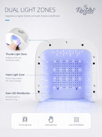 image, Recolte Professional R18 Dual Light Zone UV LED Nail Lamp