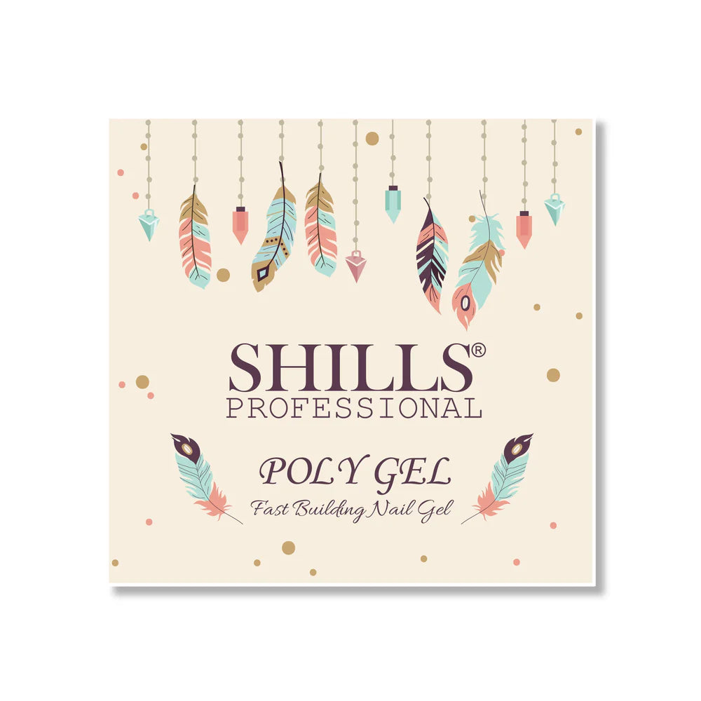 SHILLS Professional Poly Gel Nail Extension Kit - Fast Building Nail Gel Set