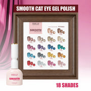 SHILLS Professional Smooth Cat Eye Gel Polish Set - 18 Colors (18 x 10ml)