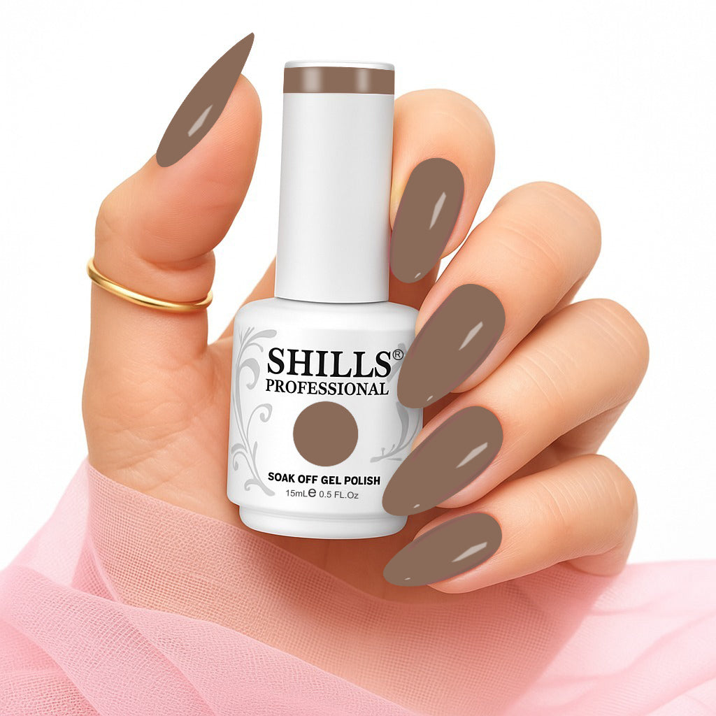 Shills Professional Gel Polish 15ml Long-Lasting UV/LED Soak-Off Nail Gel Color for Salon & Home Use (Shade - 104)