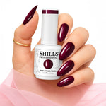 image, Shills Professional Gel Polish 15ml Long-Lasting UV/LED Soak-Off Nail Gel Color for Salon &amp; Home Use (Shade - 105)
