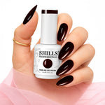 image, Shills Professional Gel Polish 15ml Long-Lasting UV/LED Soak-Off Nail Gel Color for Salon &amp; Home Use (Shade - 107)
