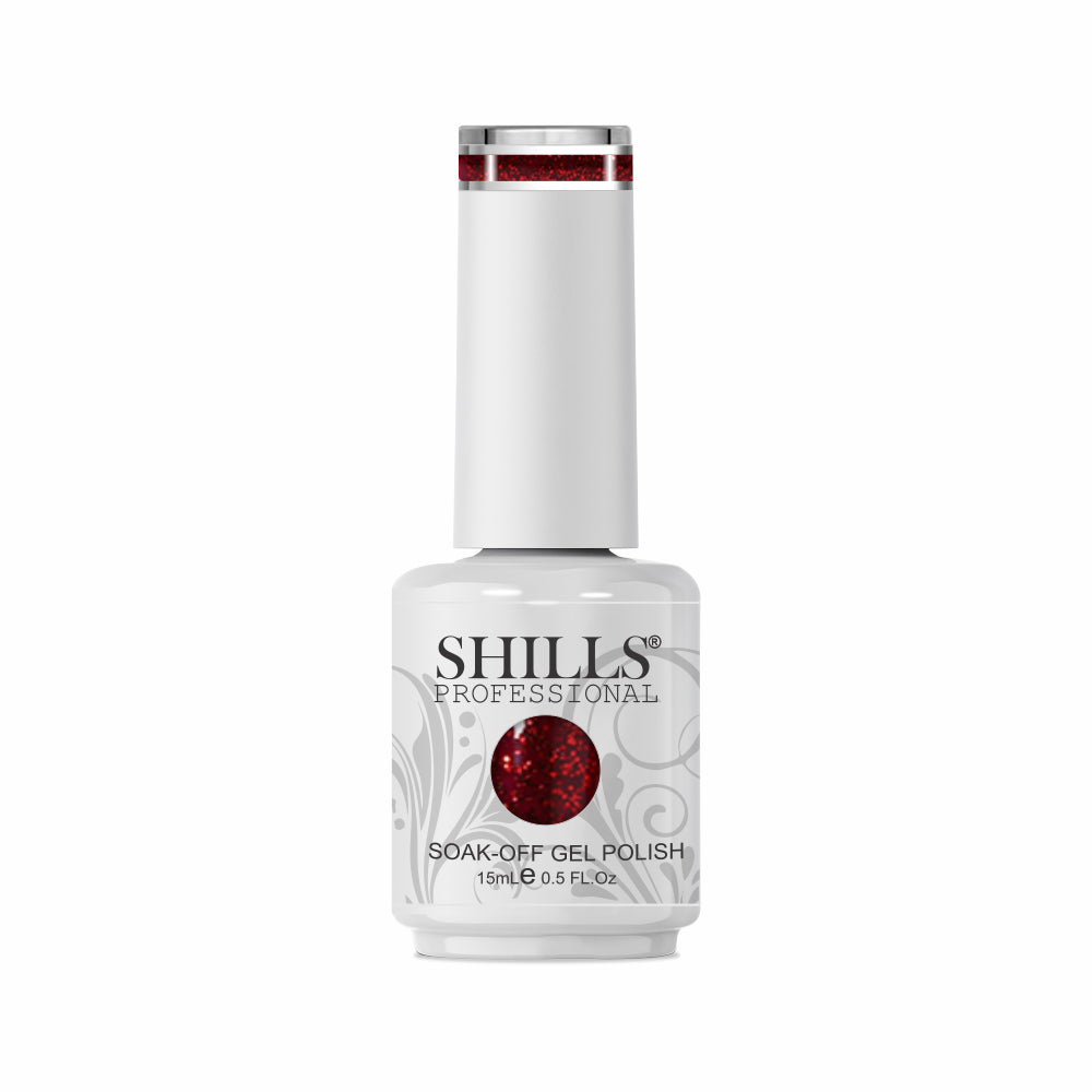 Shills Professional Gel Polish 15ml Long-Lasting UV/LED Soak-Off Nail Gel Color for Salon & Home Use (Shade - 107)