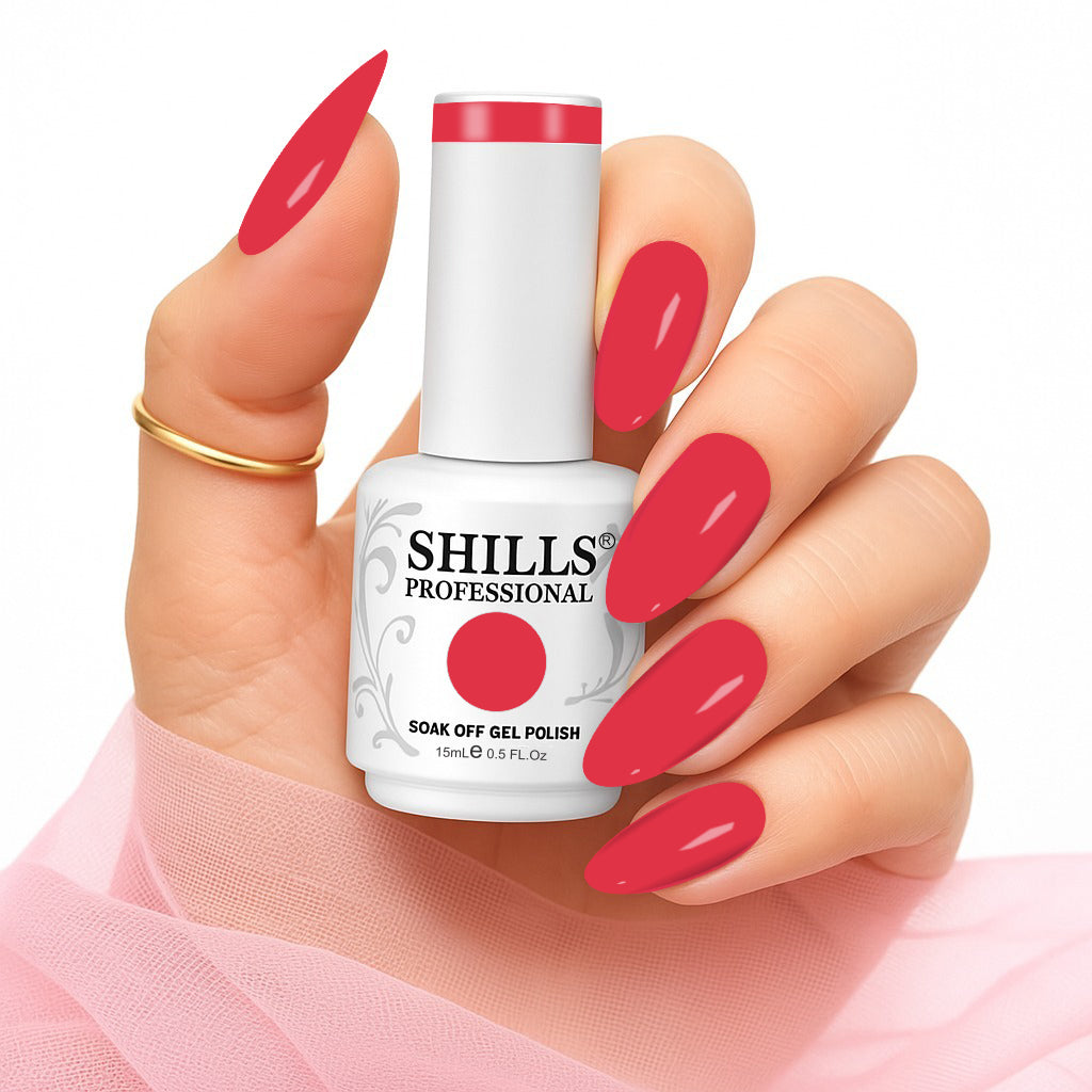 Shills Professional Gel Polish 15ml Long-Lasting UV/LED Soak-Off Nail Gel Color for Salon & Home Use (Shade - 108)