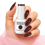image, Shills Professional Gel Polish 15ml Long-Lasting UV/LED Soak-Off Nail Gel Color for Salon &amp; Home Use (Shade - 110)
