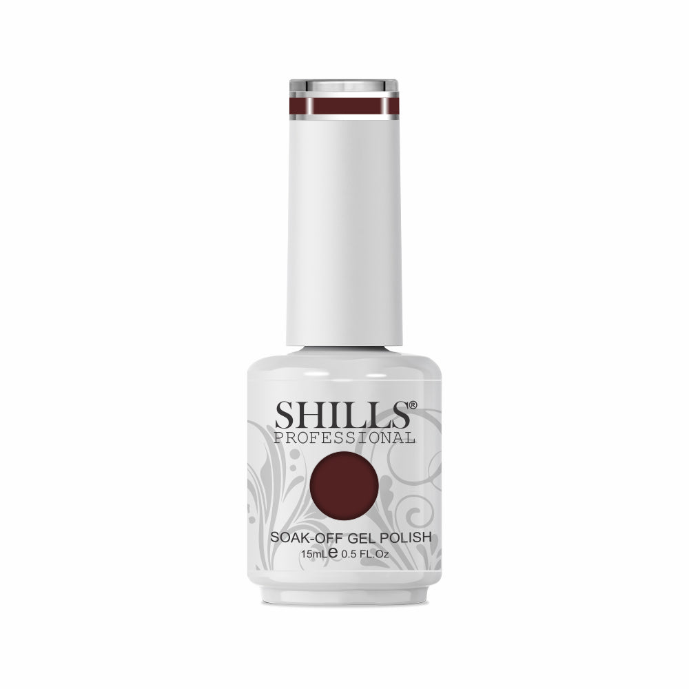 Shills Professional Gel Polish 15ml Long-Lasting UV/LED Soak-Off Nail Gel Color for Salon & Home Use (Shade - 110)