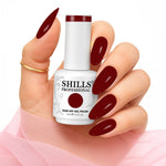 image, Shills Professional Gel Polish 15ml Long-Lasting UV/LED Soak-Off Nail Gel Color for Salon &amp; Home Use (Shade - 115)
