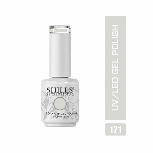 Shills Professional Gel Polish 15ml Long-Lasting UV/LED Soak-Off Nail Gel Color for Salon & Home Use (Shade - 121)
