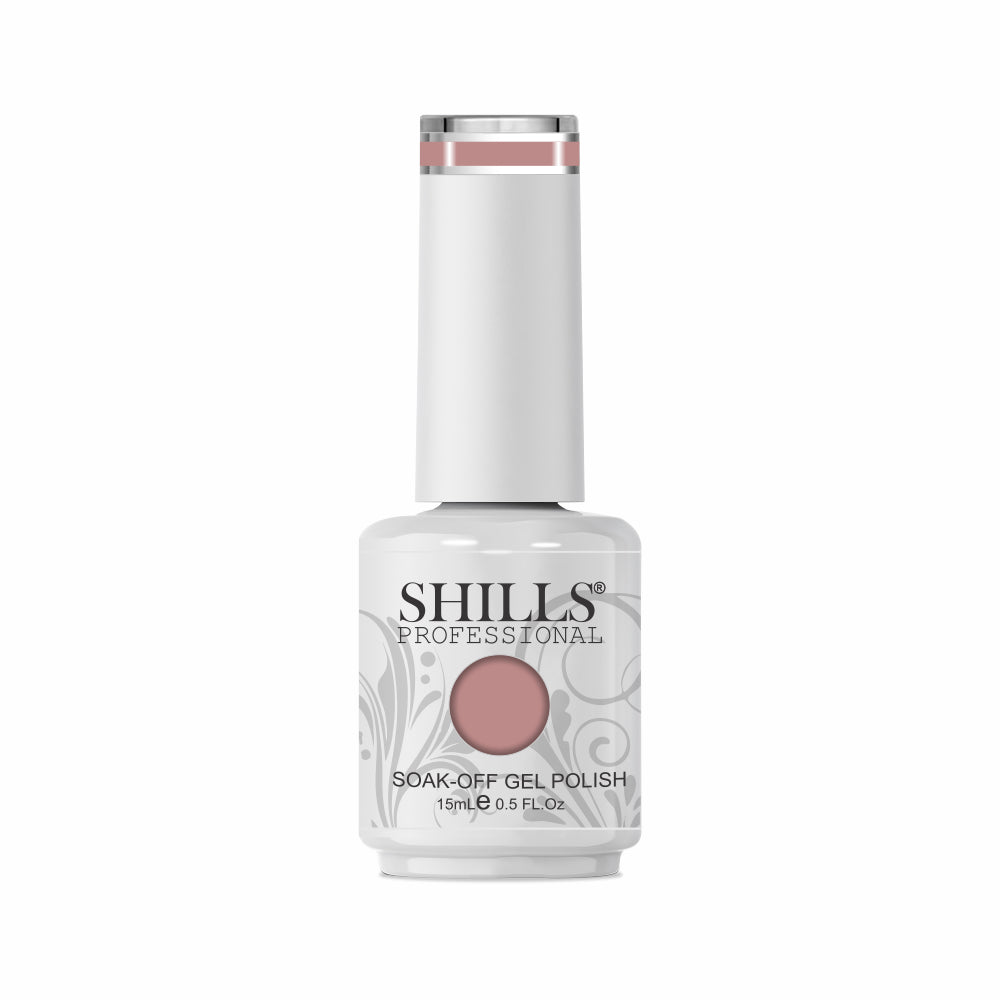 Shills Professional Gel Polish 15ml Long-Lasting UV/LED Soak-Off Nail Gel Color for Salon & Home Use (Shade - 124)