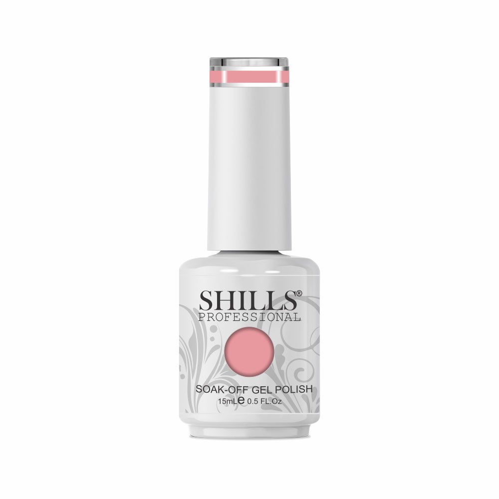 Shills Professional Gel Polish 15ml Long-Lasting UV/LED Soak-Off Nail Gel Color for Salon & Home Use (Shade - 128)